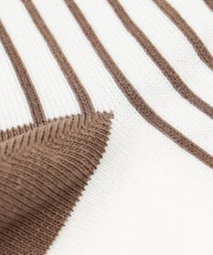 23区GOLF 【23Fondation】【WOMEN】ストライプ ショートソックス