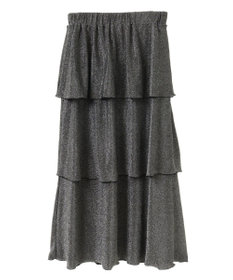 AMERICAN HOLIC ラメカットティアードスカート