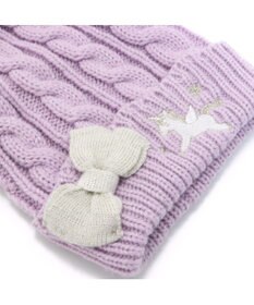 Mother garden マザーガーデン ユニコーン キッズ ニット帽子 《パープル》