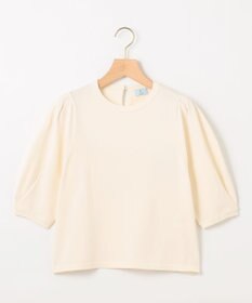 組曲 クルミボタン5分袖ニット