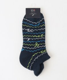 23区GOLF 【WOMEN】ウェーブロゴ アンクルソックス