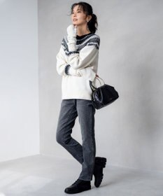 23区 メタルハンドル ショルダー バッグ