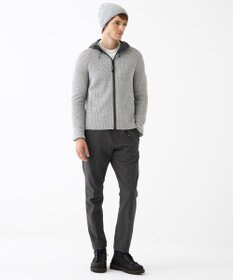 JOSEPH ABBOUD MOUNTAIN 【UNISEX】リサイクルウールポリ ニットパーカー