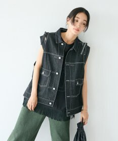 CRAFT STANDARD BOUTIQUE デニムリボンベスト