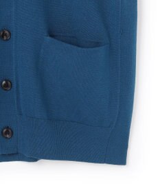 UNFILO MENS 【OCEANS YouTube 掲載/男女兼用】スムースシルキーニット カーディガン