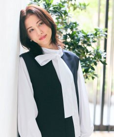 #Newans 【洗濯機可】キーネックジャンパースカート