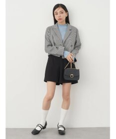 earth music&ecology ラメテレコハイネックプルオーバー