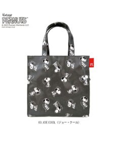 ROOTOTE 8431【スヌーピー】IP.スクエア.ラミネート.ピーナッツ-0L