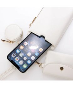 UNBILLION cachecache 多機能スマホショルダーバッグ