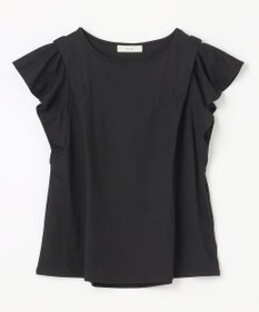 ANY 【接触冷感/UVケア/シワになりにくい】フレアスリーブ Tブラウス