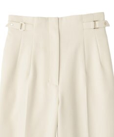 YECCA VECCA サイドベルテッドハイウエストパンツ