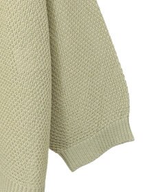 Green Parks かのこボートネック７分袖ニットプルオーバー