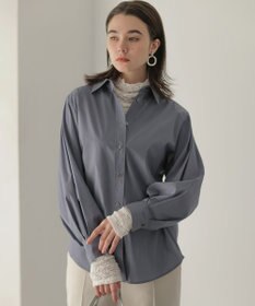 組曲 S エアリーシャーティング オーバーシャツ