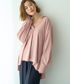 YECCA VECCA スキッパーオーバーシャツ