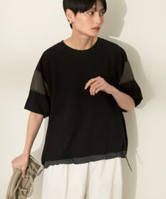 AMERICAN HOLIC 異素材ライン切替プルオーバー