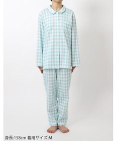 Wing パジャマ 長袖 長ズボン 綿混(本体) あったか レディース EP6017 ウイング／ワコール