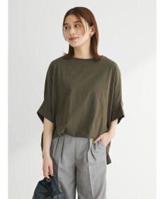 Green Parks 冷っとすずやか　ドルマンカット５分袖プルオーバー