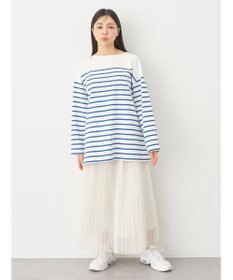 earth music&ecology Ｌｅｅ×ｅ．ｍ．ａ．ｅ　ＢＯＲＤＥＲ　Ｌ／Ｓ　ＴＥＥ