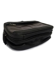 +RING 【プラスリング】【数量限定】メンズ向け  synthetic leather mini boston bag BLK SR403