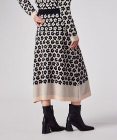 Paul Smith フラワージャカード ニットスカート