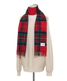 MOONBAT MACKINTOSH PHILOSOPHY(マッキントッシュ フィロソフィー）カシミヤ100％ クラシカルチェックマフラー