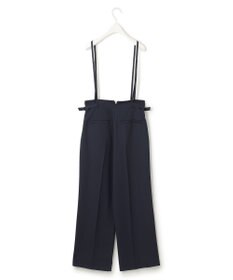 ICB 【2WAY・WEB限定・洗える】シルフィルダブルクロス サスペンダーパンツ
