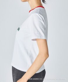 OP／FILA 【Ocean Pacific×ハローキティ】ワッペンリンガーチビTシャツ