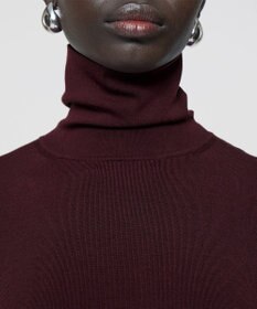 JOSEPH 【洗える】シルクストレッチハイネックトップ