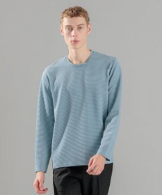JOSEPH HOMME タックリップルジャージー　クルーネックカットソー