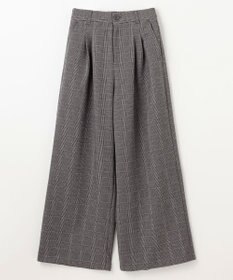 ANY 【洗濯機可/ウエストゴム】ウーリッシュ２タックワイドパンツ