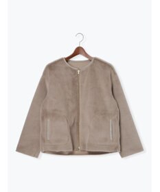 Te chichi リバーシブルファームートンブルゾン
