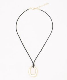 ANY メタルフープコードネックレス