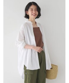 AMERICAN HOLIC 接触冷感バックギャザーシャツ