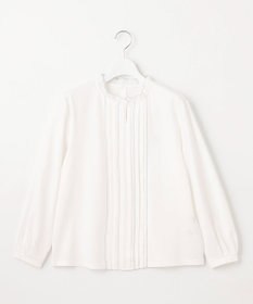 J.PRESS LADIES S 【吸水速乾】プレーティングジャージー フリル襟 カットソー