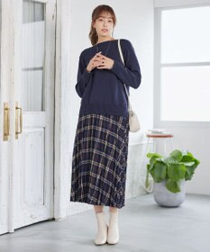 Tiaclasse 【安田美沙子さん着用】チェックプリーツスカート