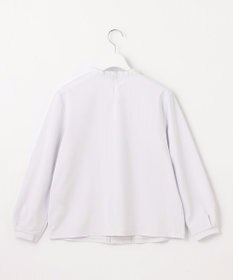 J.PRESS LADIES S 【吸水速乾】プレーティングジャージー フリル襟 カットソー