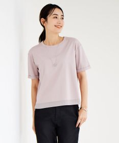 J.PRESS LADIES L 【接触冷感】コットンスムース カフス袖 カットソー