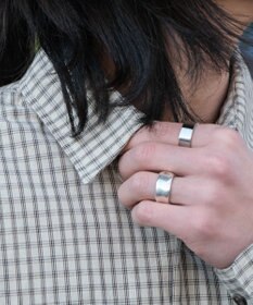 WEGO ミニマムチェックショートシャツ（LS）