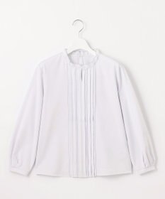 J.PRESS LADIES S 【吸水速乾】プレーティングジャージー フリル襟 カットソー