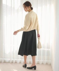 Feroux 【洗える】ビジューボタン2WAY カーディガン