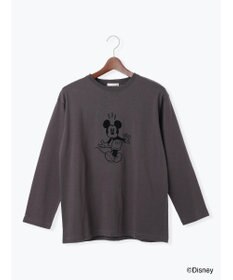 Te chichi 【Disney】ミッキー/フロッキープリントロンT