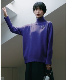 ICB 【新色追加・WEB限定カラーあり】 ソフトカシミヤミックス ハイネックニット