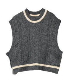 CRAFT STANDARD BOUTIQUE ２ＷＡＹケーブルニットベスト