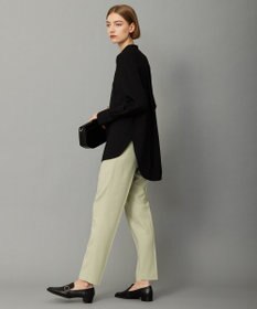 ICB 【WEB限定カラーあり・洗える】 ライトダブルクロス バンドカラーシャツ