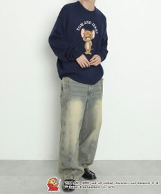 WEGO JERRY　シャギージャガードニット