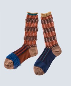 COQ ミケネコテイル リバーシブルファーソックス