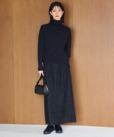 UNFILO カシミヤビスコース ニットタートル