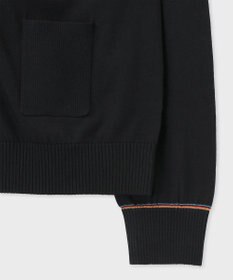 Paul Smith 【洗える】Signature Stripe アイレット カーディガン