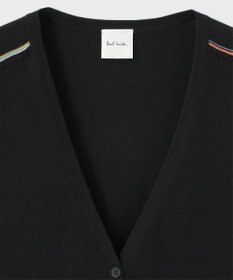 Paul Smith 【洗える】Signature Stripe アイレット カーディガン