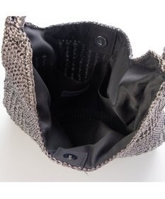 UNBILLION カシュカシュ cachecache / メタリックコード柄編みワンハンドルトート